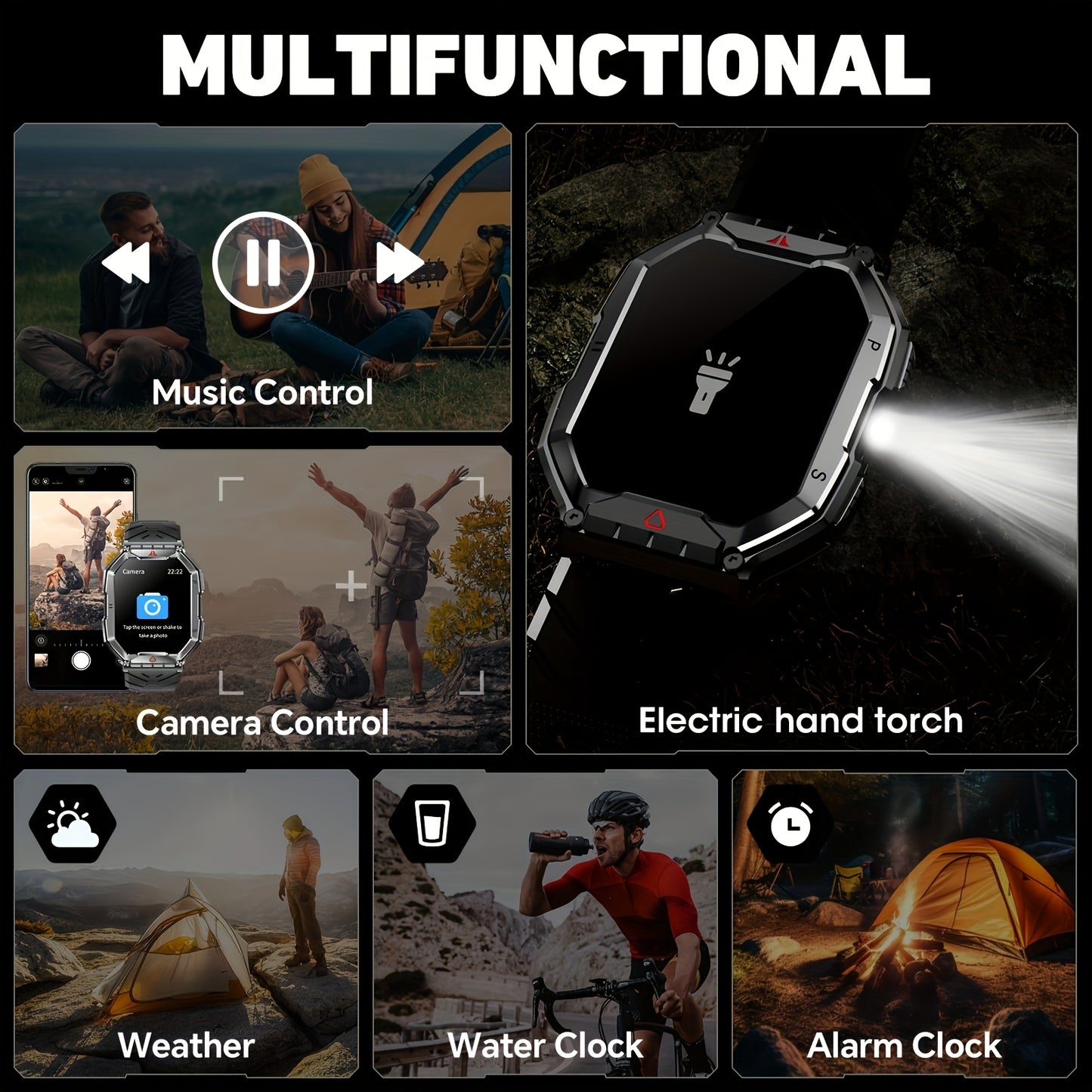 MINGTAWN Smartwatch With Wireless Calling HD Display