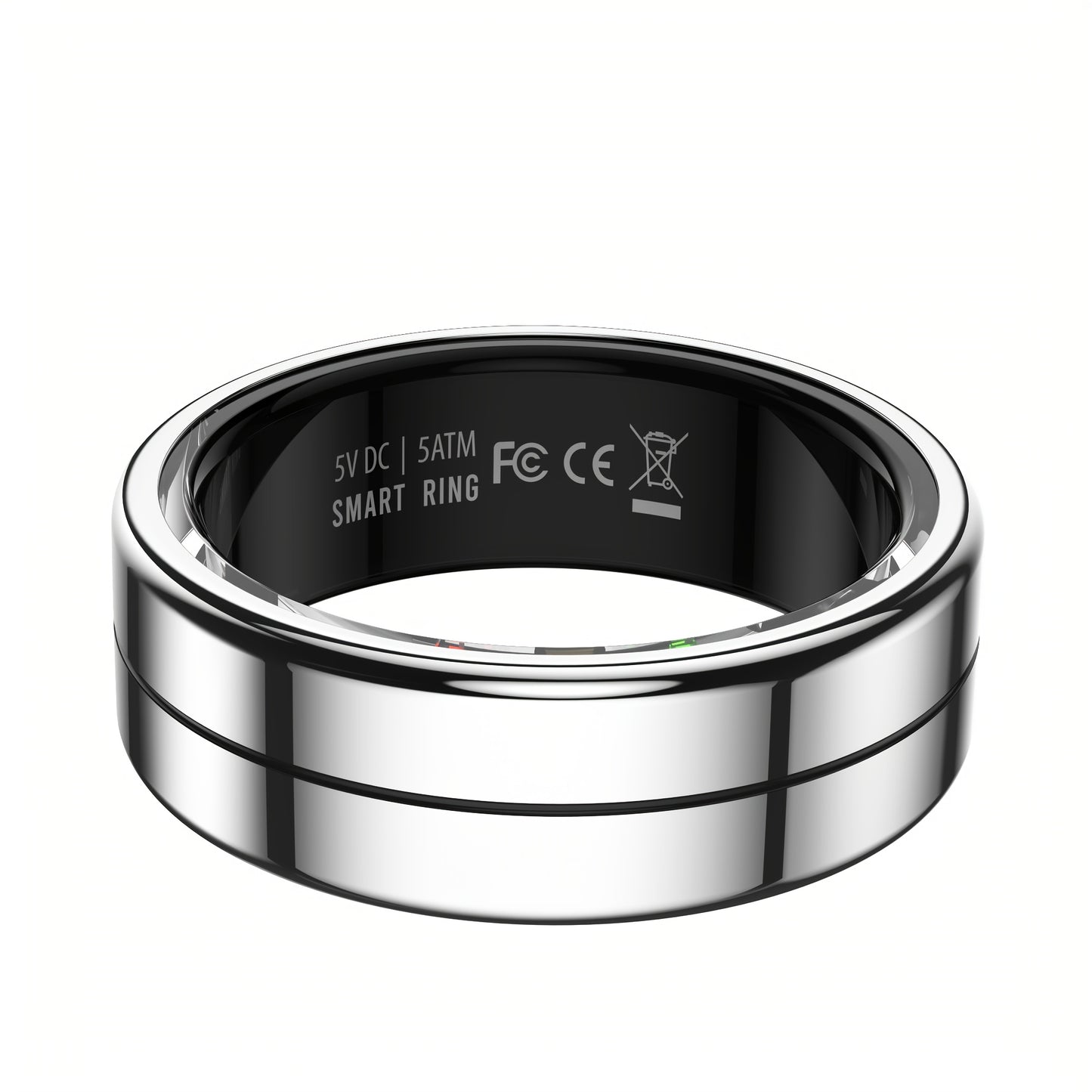Smart Ring With Long Battery Life And Magnetic Charging - Stylish Stainless Steel Design With Built-in Wireless Sensor For Step Counting, Activity Tracking, Calorie Consumption, Sleep Monitoring, And Fitness Tracker (Golden,
