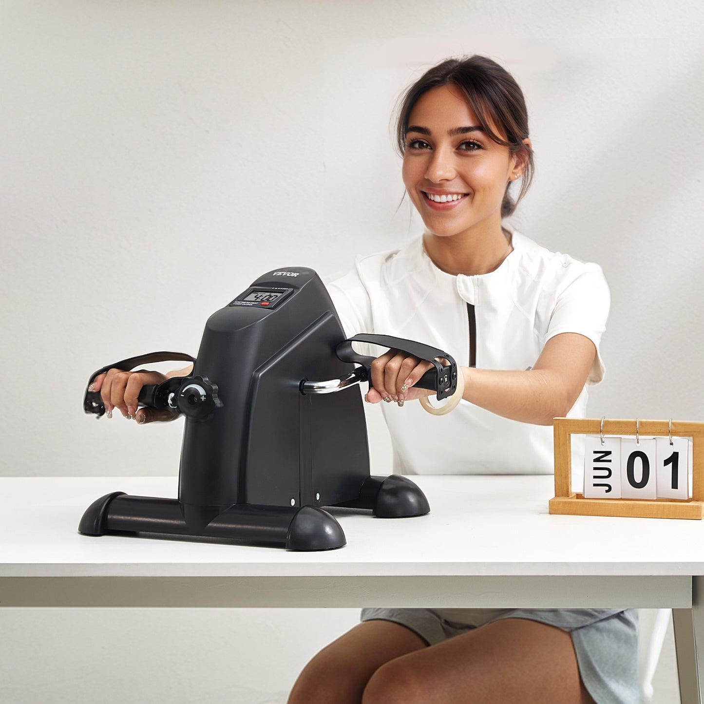 VEVOR Under Desk Bike Portable Compact Pedal Exerciser