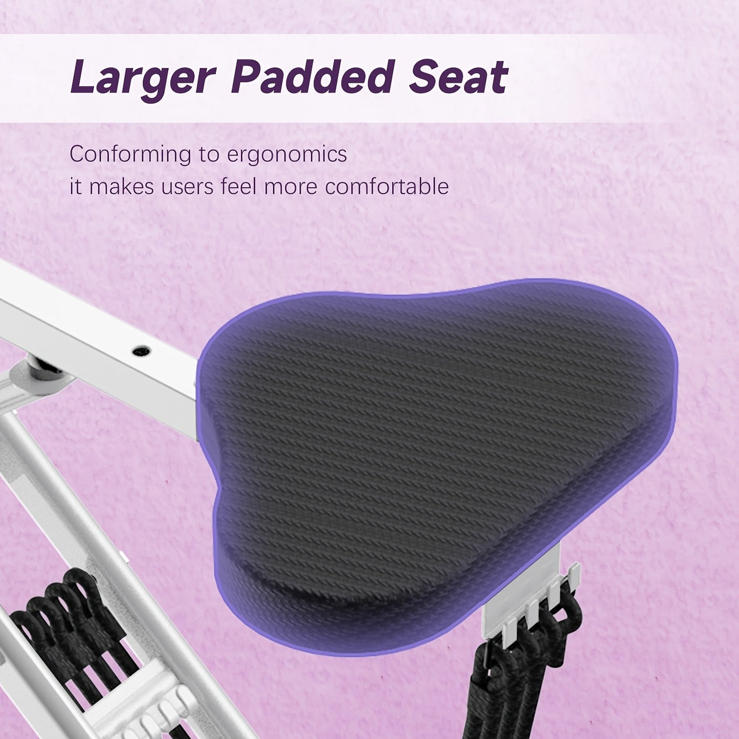 [Black Friday]Pink/Gray/Black/Red Row-N-Ride Squat Assist Trainer, Foldable & Easy Setup Exercise W/Adjustable Resistance, Home Training Machine For Arm, Glute & Leg Workout.Best Christmas Gift For Women/Men.