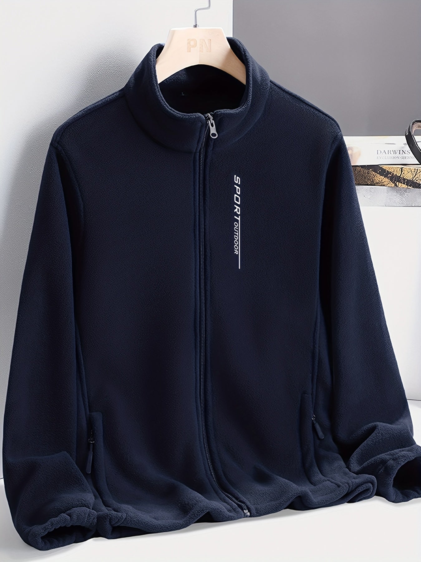 Women's Thick Fleece Stand Collar Jacket For Winter Outerwear