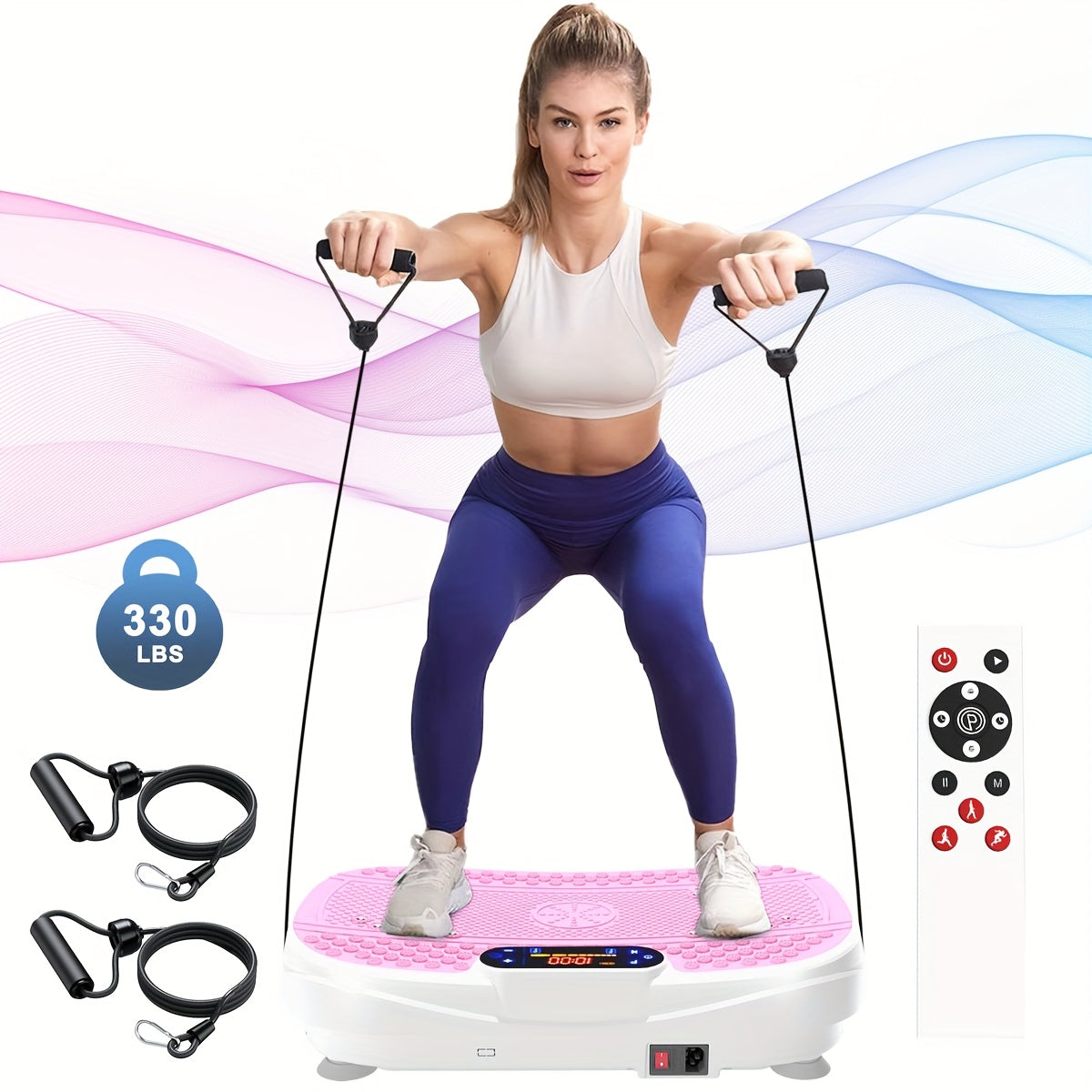 Vibration Plate Fitness Platform Exercise Machine Vibrating Shaking Full Body Shaker Workout Vibrate Stand Shake Board Sport Gym For Fitness Machine