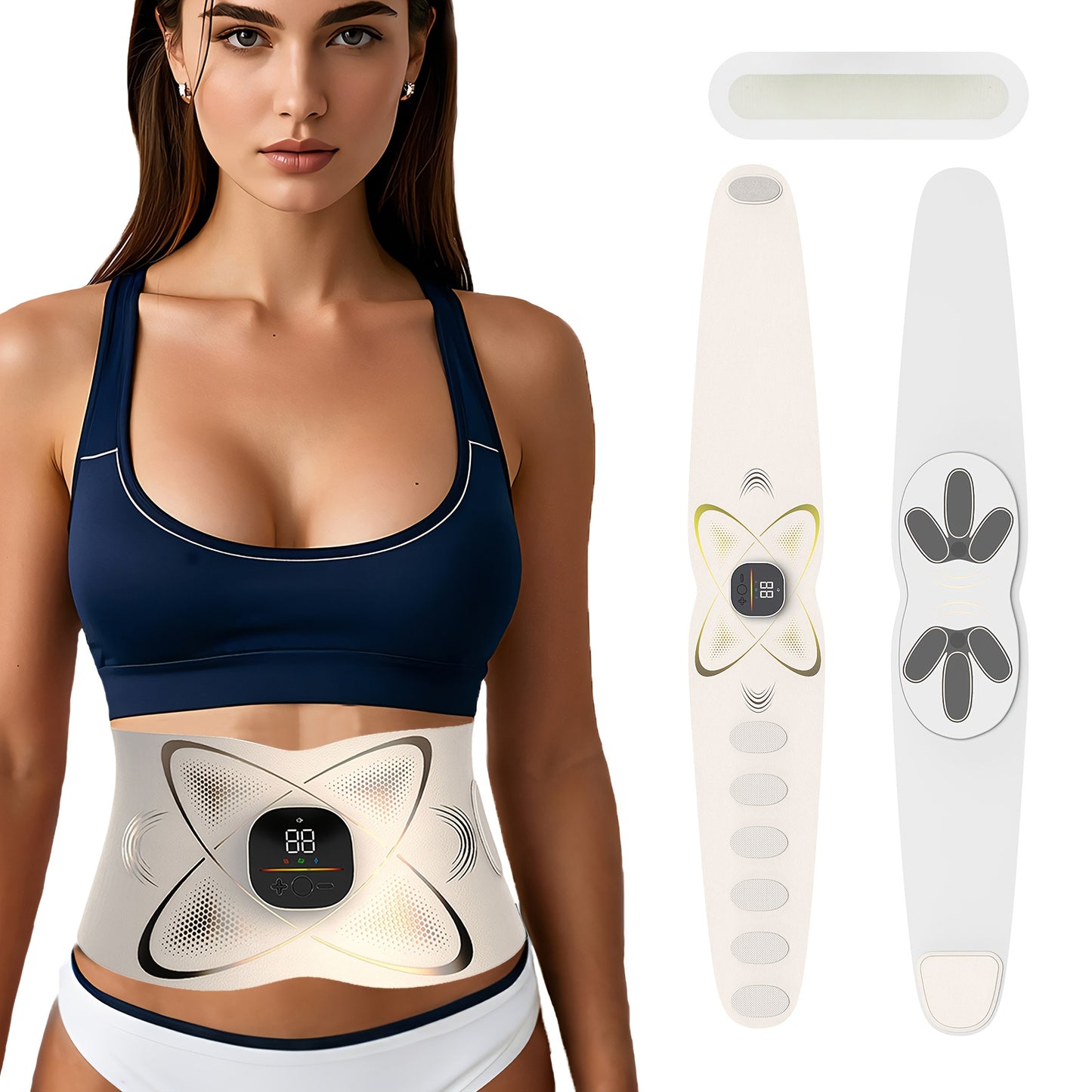 NENRENTE Abs Stimulator Muscle Toner With Heat Massager