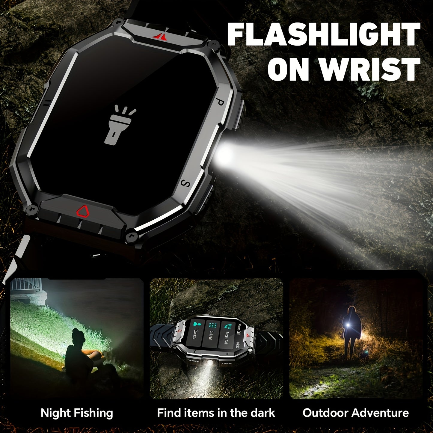 MINGTAWN Smartwatch With Wireless Calling HD Display