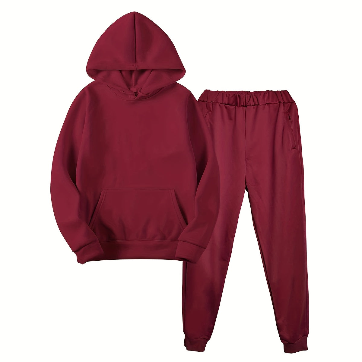AGH Hoodie Set Polyester Tops And Bottoms Pack Casual Wear