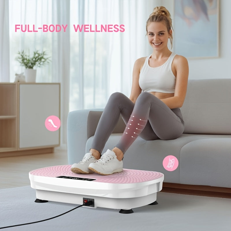 FEIERDUN 3D Vibration Plate Exercise Machine 9 Modes Full-Body Workout