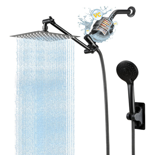 FAFUNWATERPAR Hand Shower Combo, 20-Stage Filtration System