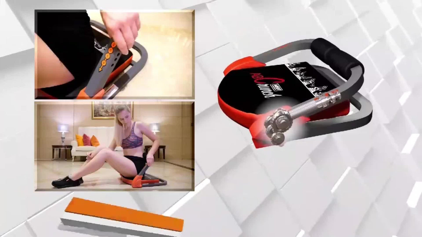 AB CRUNCH MBB Ab Crunch Machine With Resistance Bands