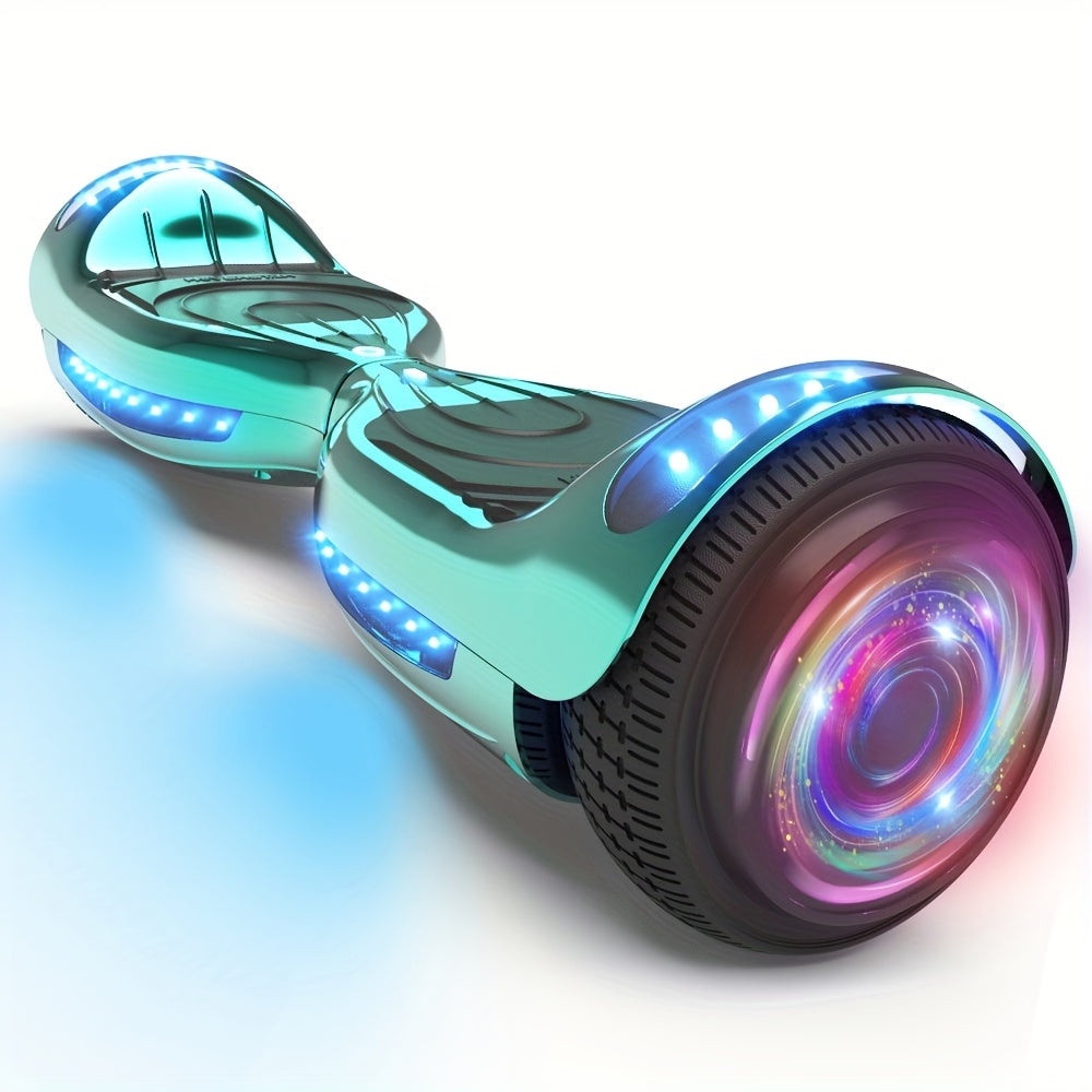 Scooter, Hoverboard 6.5 Inch with LED Lights, Self-Balancing Wheels, Electric Scooter