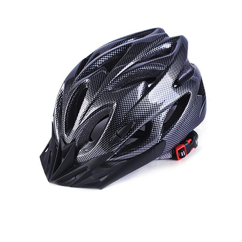 Bicycle Helmet, Unisex Adjustable Lightweight, Breathable Ventilated Honeycomb Design, Built-in Cushioning Pads Sun Visor, Safe Comfortable Riding Experience for Cycling