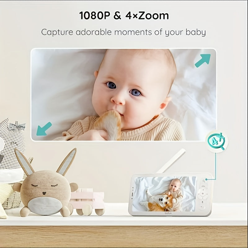 BOIFUN Baby Monitor 1080P WiFi With PTZ Night Vision