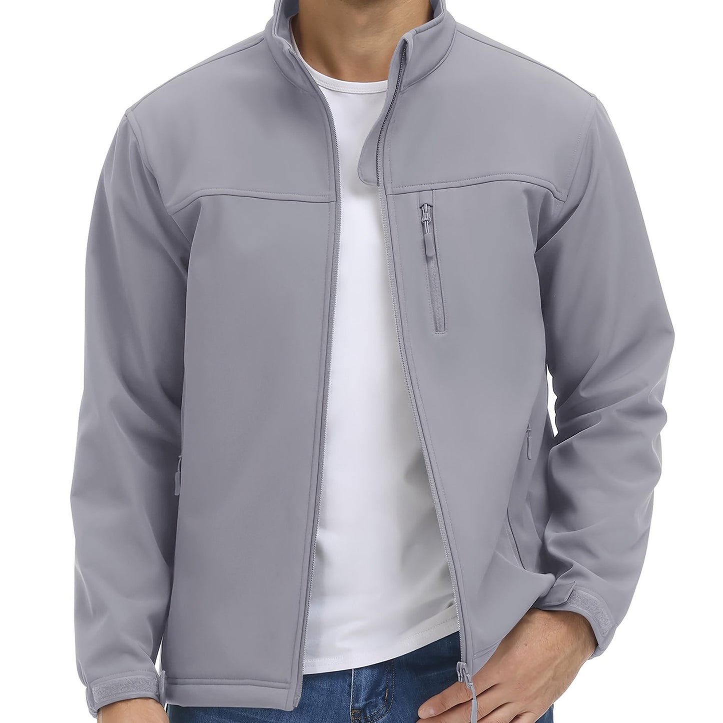 MAGNIVIT Men's Winter Softshell Jacket Windproof Lined Fleece