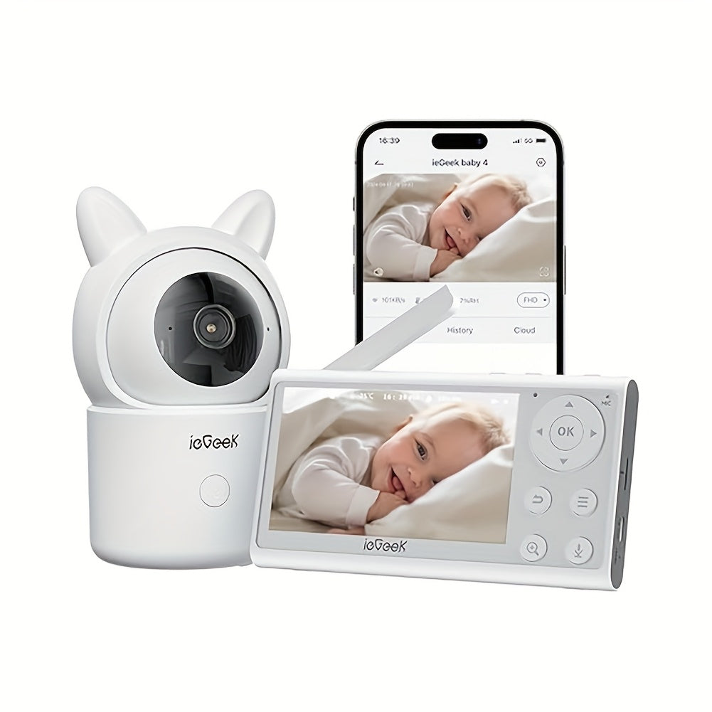 IEGEEK Video Monitor 1080P FHD with Night Vision and WiFi