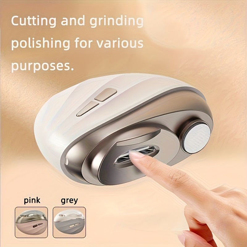 Electric Nail Clipper With LED Light For Personal Care