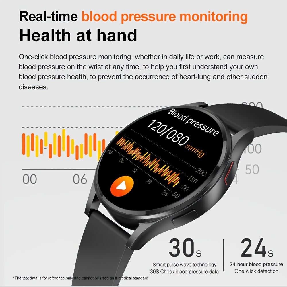 New Smartwatch for Women And Men 1.43-inch AMOLED Screen BT5.3 Calling 130 Sports Modes SOS AI Intelligent Voice Sports Tracking Message Reminders Fitness Tracker for IPhoneAndroid Ultra-Thin Smartwatch Wearable Smartphone