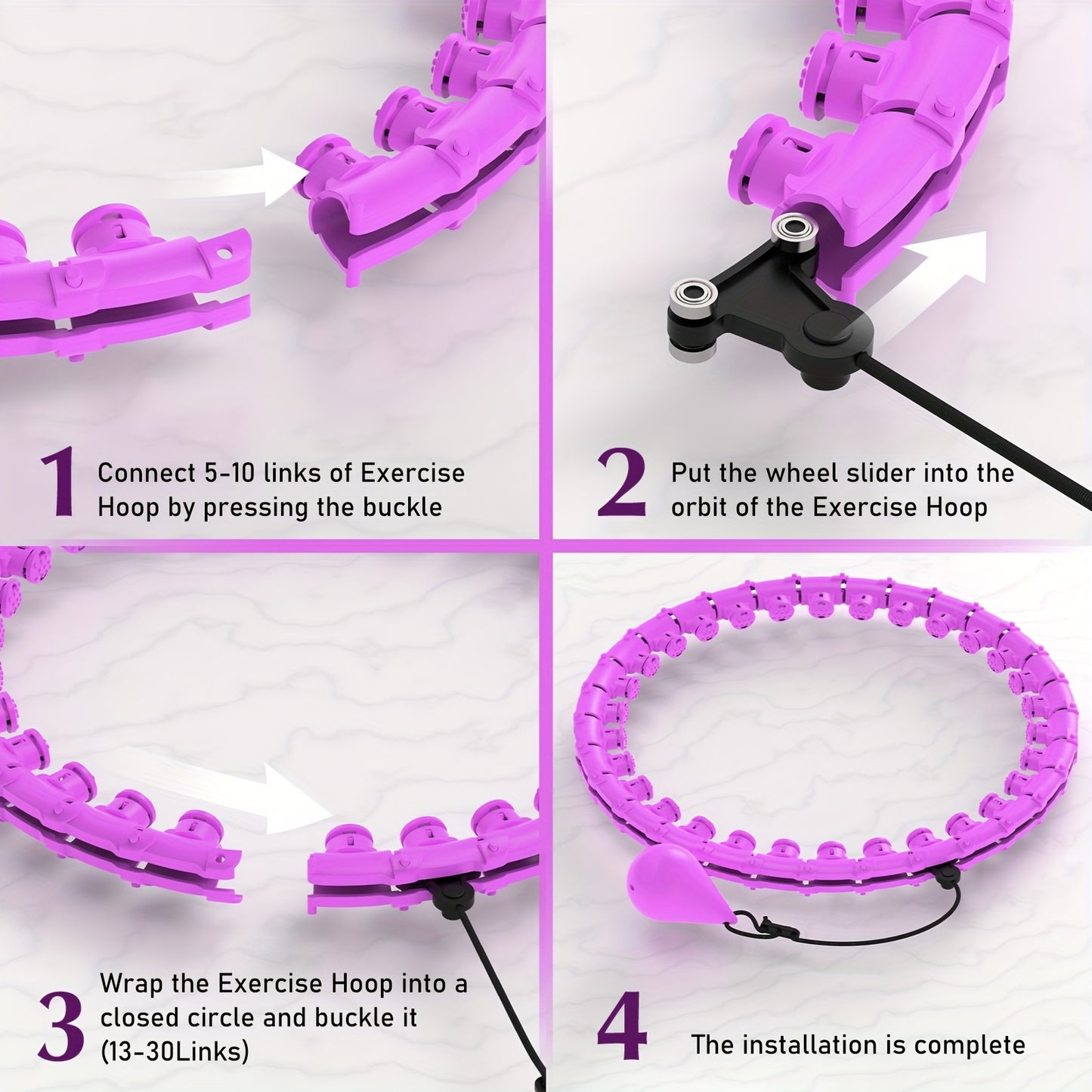 Waist Belt Detachable Links Home Fitness Training Gear