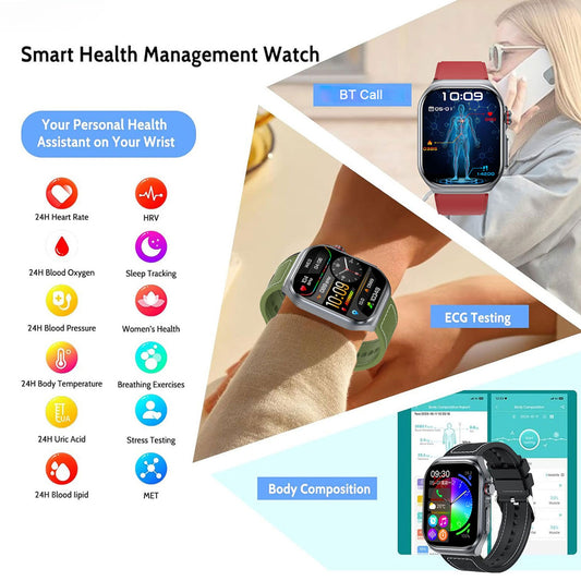 Smartwatch YYKY AMOLED Display, 530mAh Battery, NFC, Multi-Sport