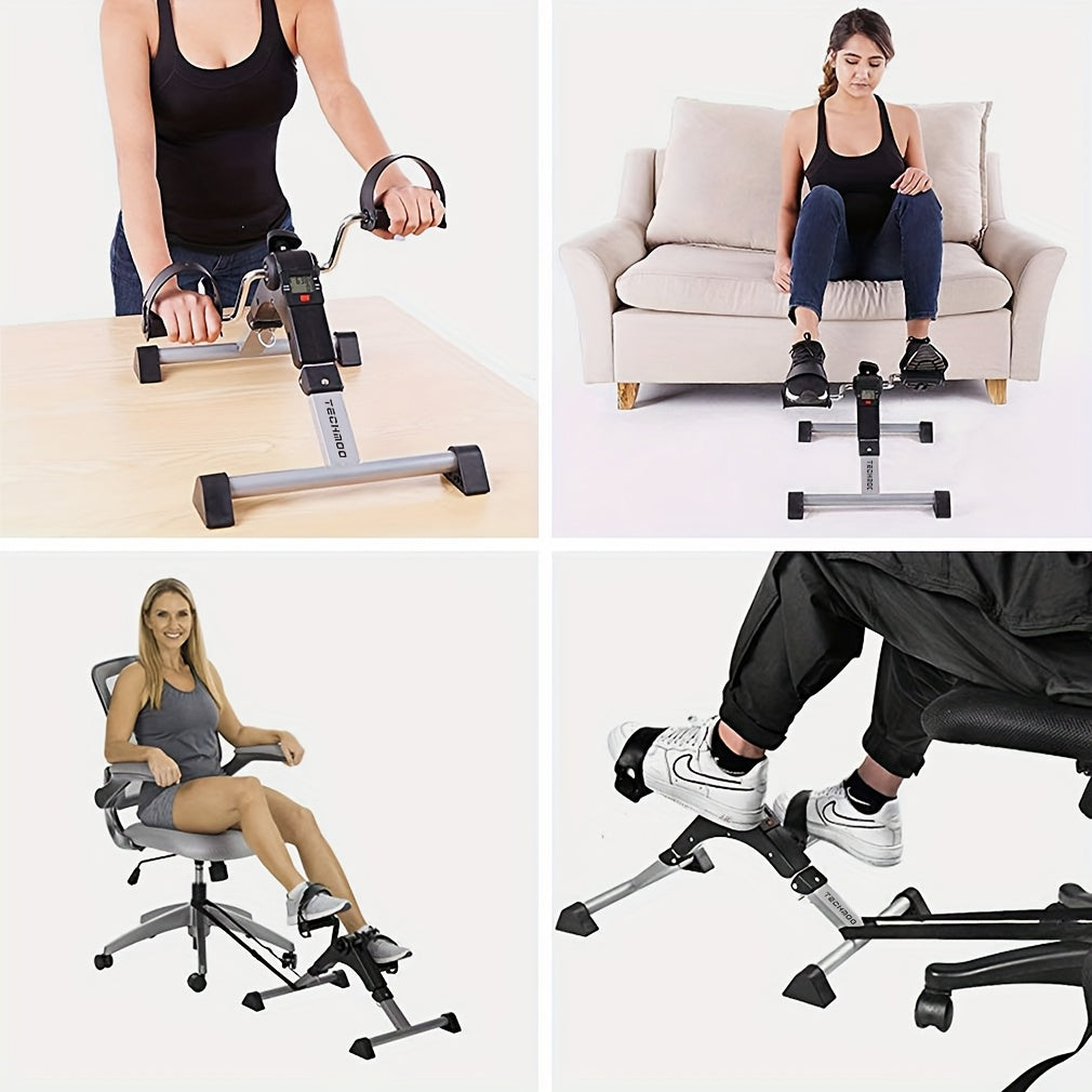 Mini Exercise Bike With LCD Display And Adjustable Resistance