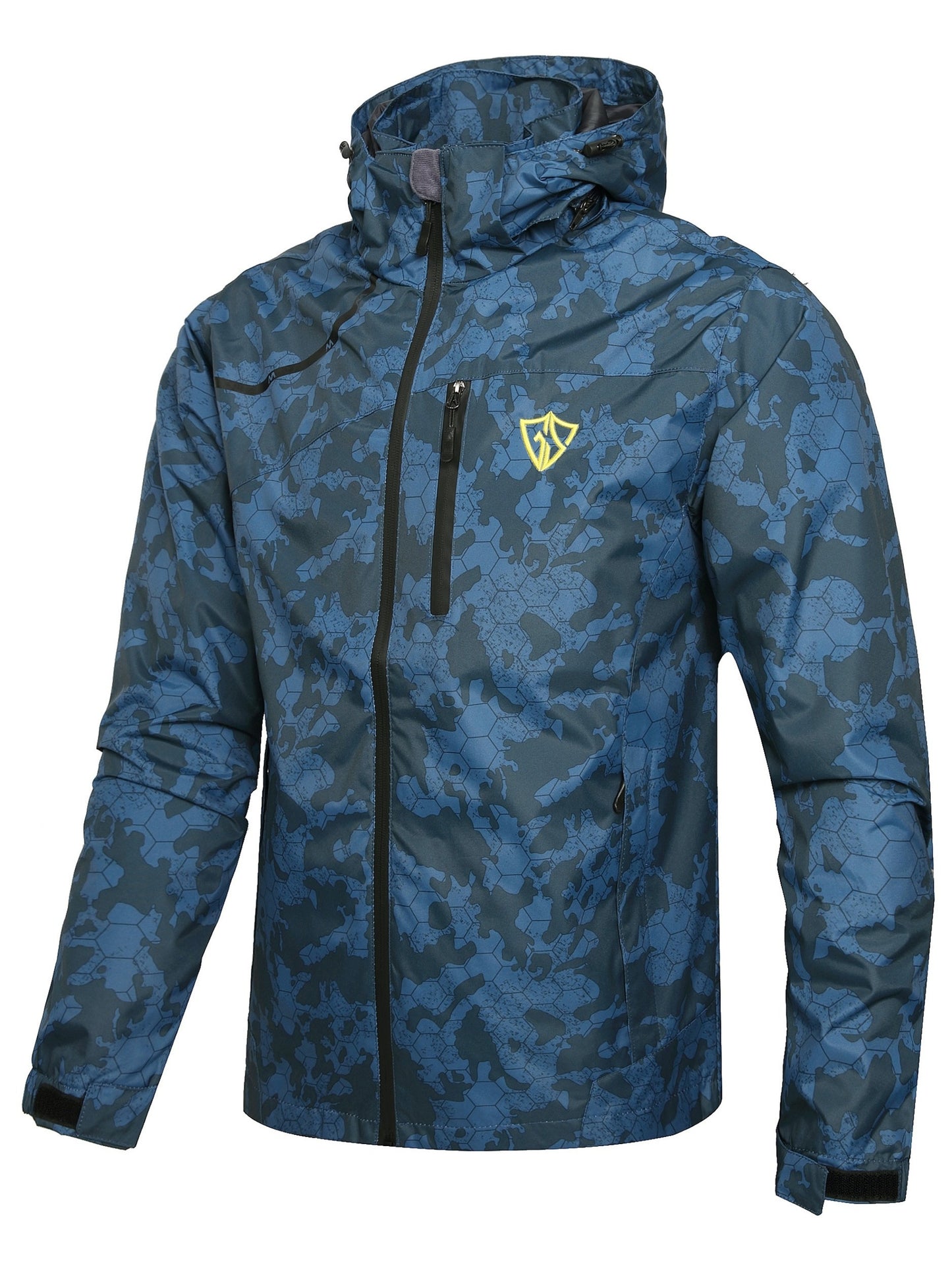 Rain Jacket Polyester For Men Outdoor Everyday Travel Use