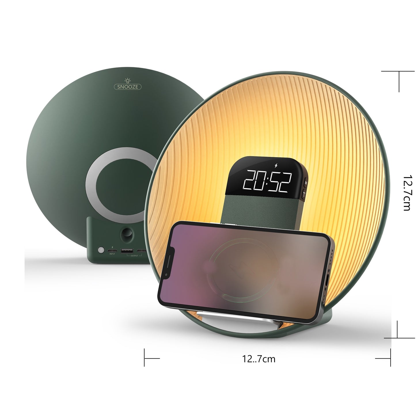 COLSUR Smart Sunrise Alarm Clock With Wireless Charging
