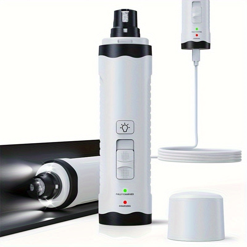 Pet Nail Trimmer LED Light With Visual Progress Display