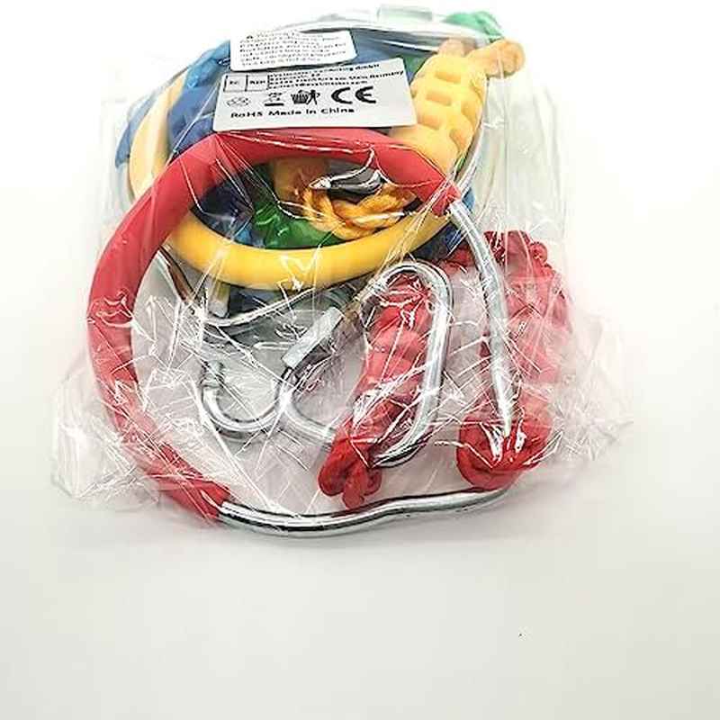 Kids Garden Ninja Gymnastic Rings | Colorful Design, Trapeze Swing Function, Rubber Material, Suitable for Home Use