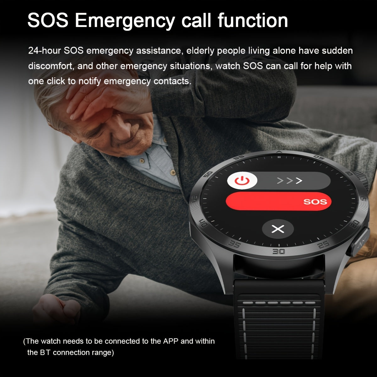 YYKY Smartwatch With 380mAh Battery And AMOLED Display