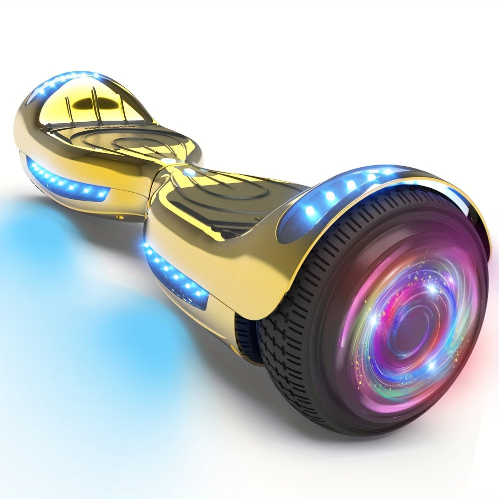 Scooter, Hoverboard 6.5 Inch with LED Lights, Self-Balancing Wheels, Electric Scooter