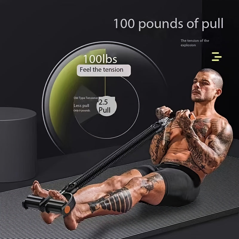 Resistance Rope Adjustable Tension With Pedal And Handle