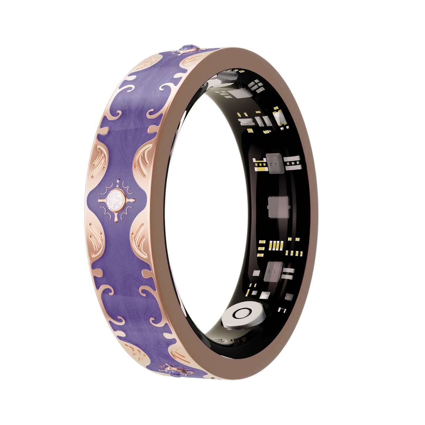 Smart Ring for Women - Fitness Ring with Step, Distance, Calorie, Menstrual Cycle, IP68 Health Rings for Women, Smart Rings for iOS/Android, Gift for Mom/Girlfriend
