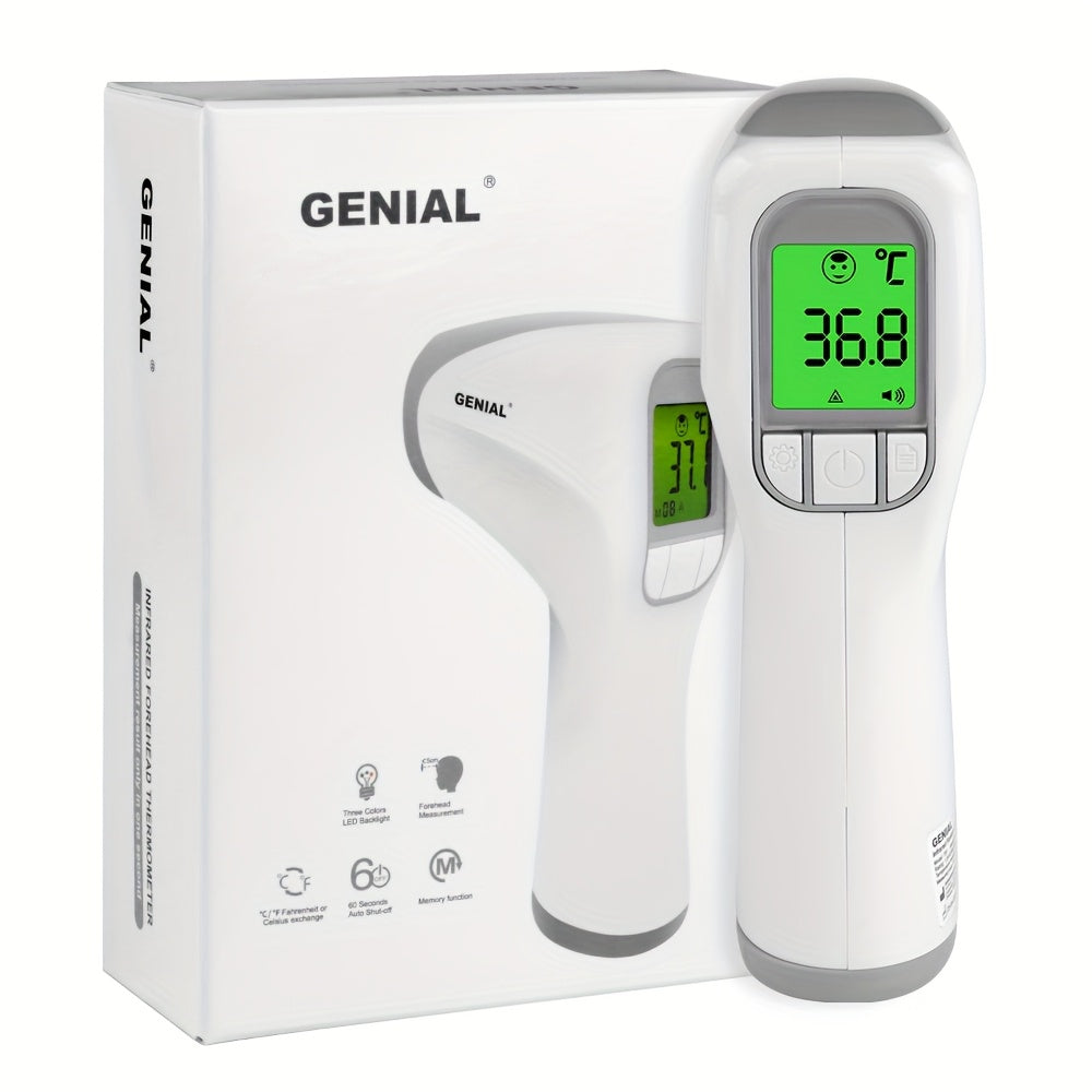 GENIAL Touchless Infrared Forehead Thermometer For Adults And Babies
