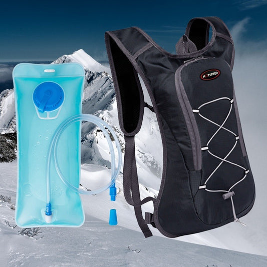 Sports outdoor breathable ultralight bicycle backpack with 2L water bag, outdoor sports cycling backpack, camping hiking running water bag