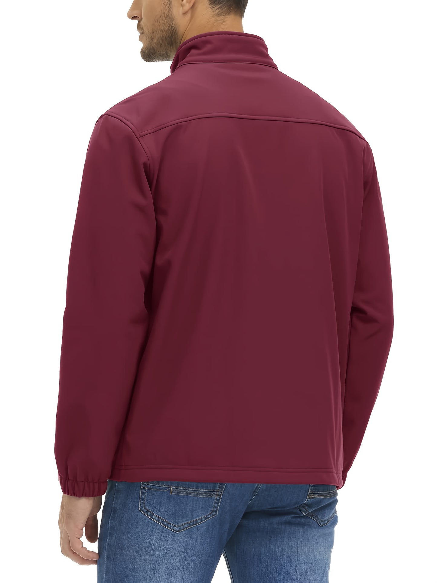 MAGNIVIT Men's Winter Softshell Jacket Windproof Lined Fleece