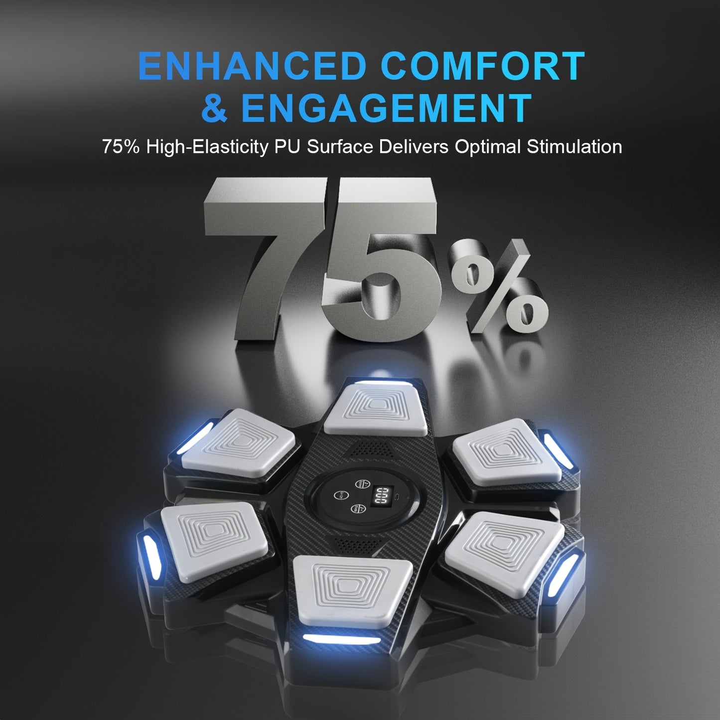 Punching Bag Interactive Target Training With Music Sync Wall Mounted