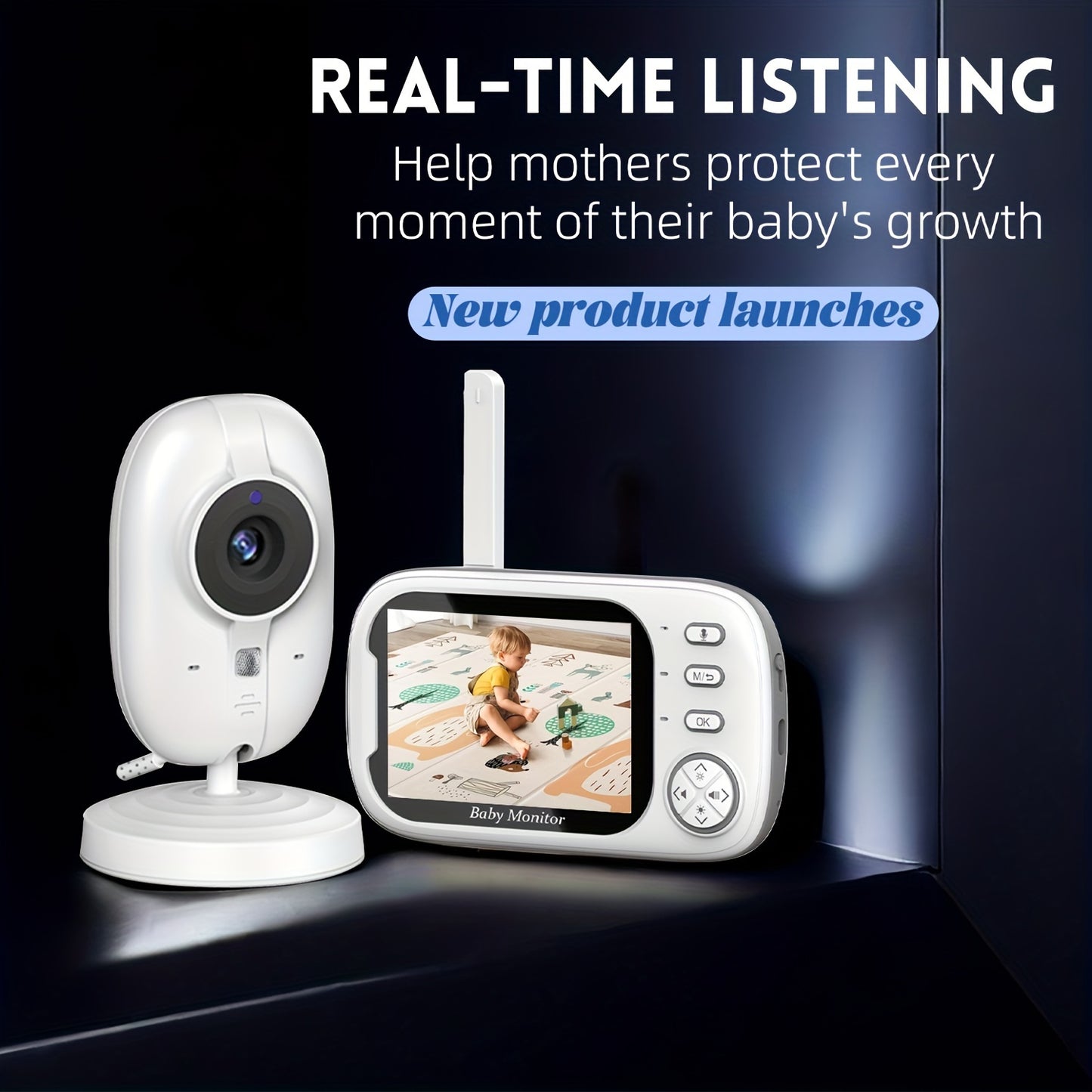 Baby Monitor Night Vision Camera For Parents Home Use