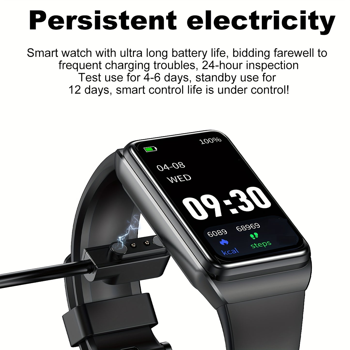 SGDDFIT Smart Watch Multi-Function Fitness Tracker with USB Rechargeable