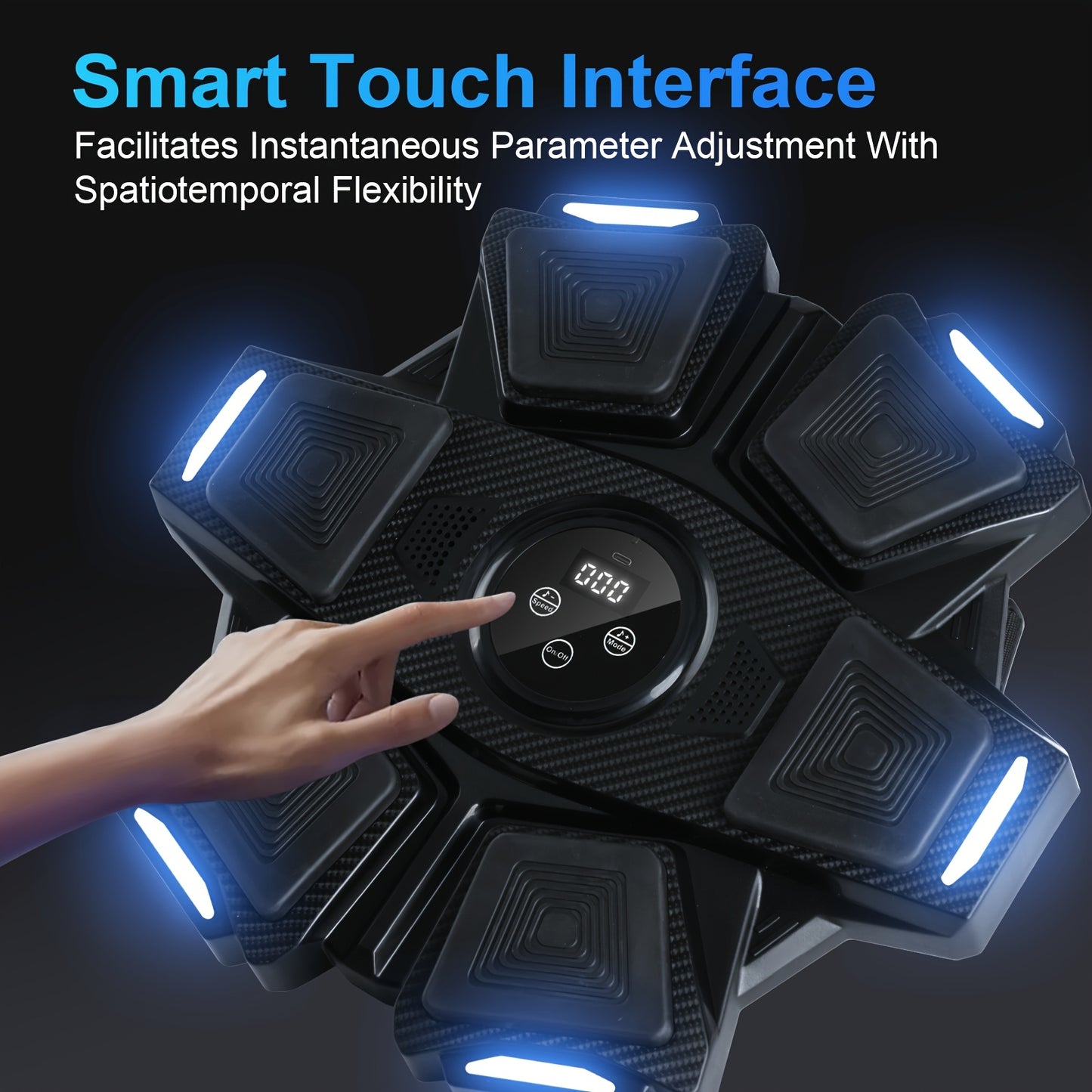 Punching Bag Interactive Target Training With Music Sync Wall Mounted