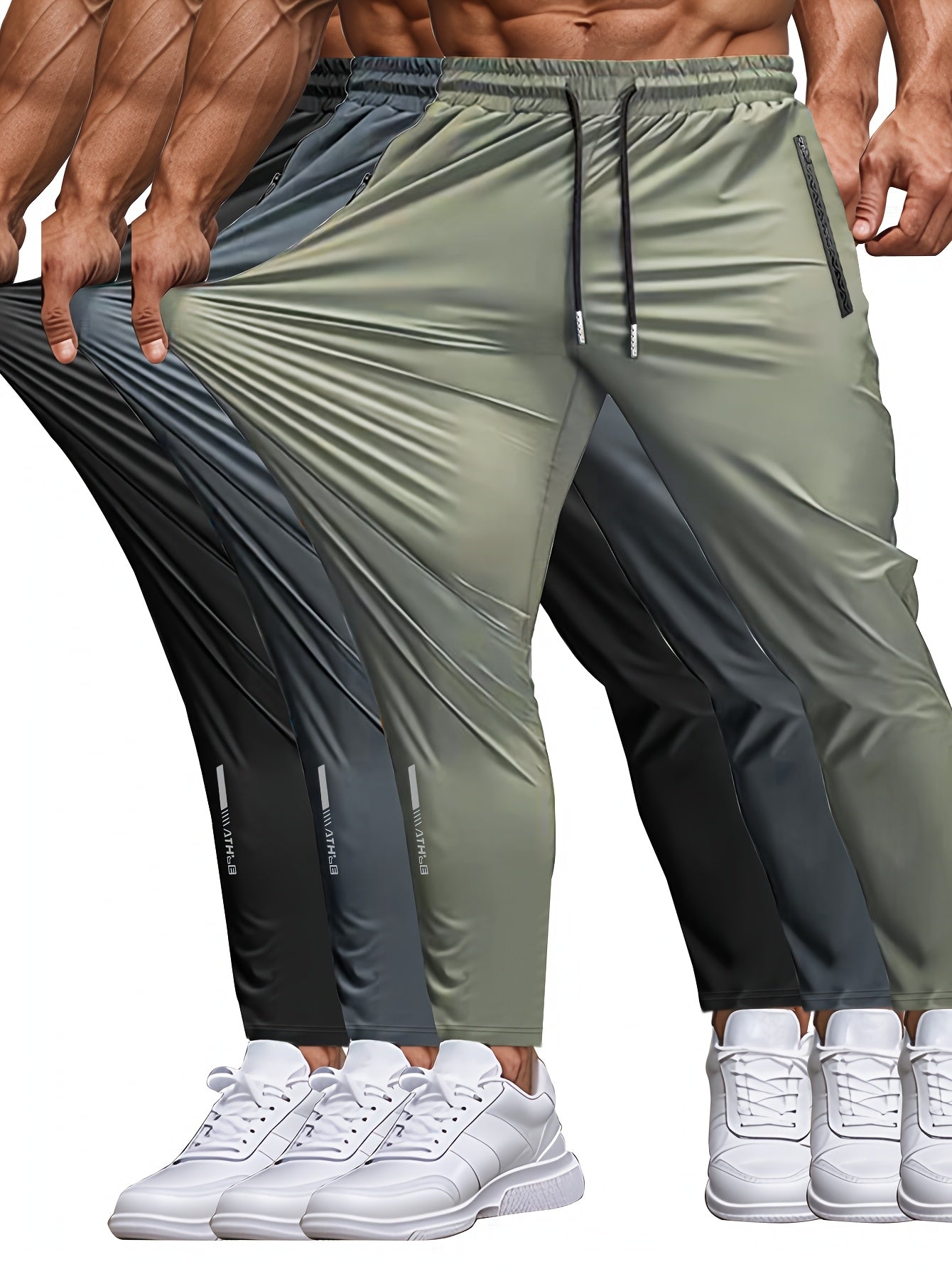 HIDKAT Men's Quick-Dry Hiking Pants, Lightweight Performance