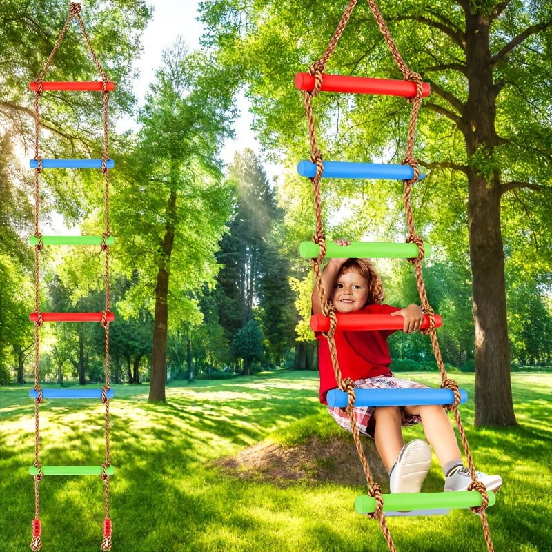 Rope ladder kids and adults climbing games fun toys swing accessories tree house playground game set