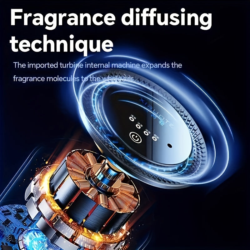 Nebulizing Aromatherapy Diffuser With Intelligent Light Switch