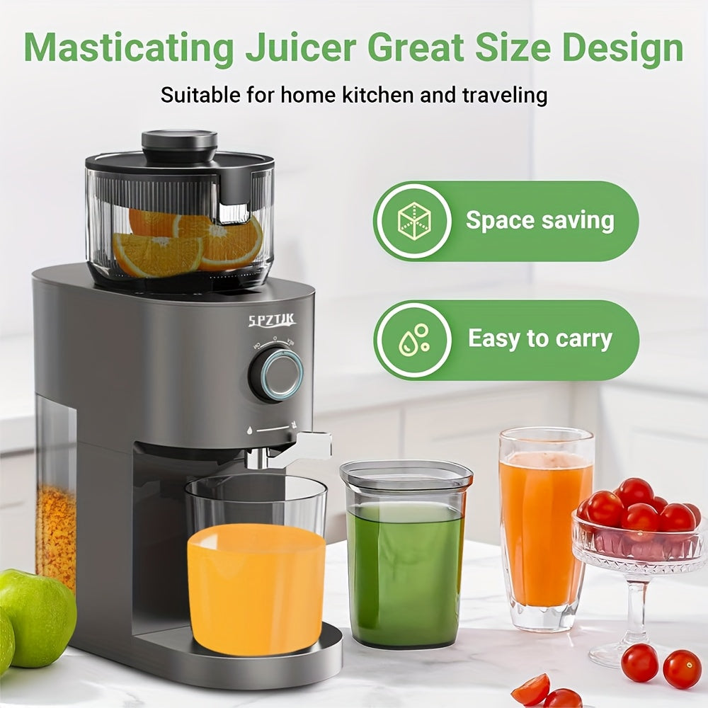 5.12in Wide Mouth Juicer Extractor, Powerful Centrifugal Juicer Machine for Vegetables & Fruits, Easy to Clean, Detachable, High Juicing Rate, Fast Juicing Speed, Christmas Decorations, Christmas Gifts Juicer