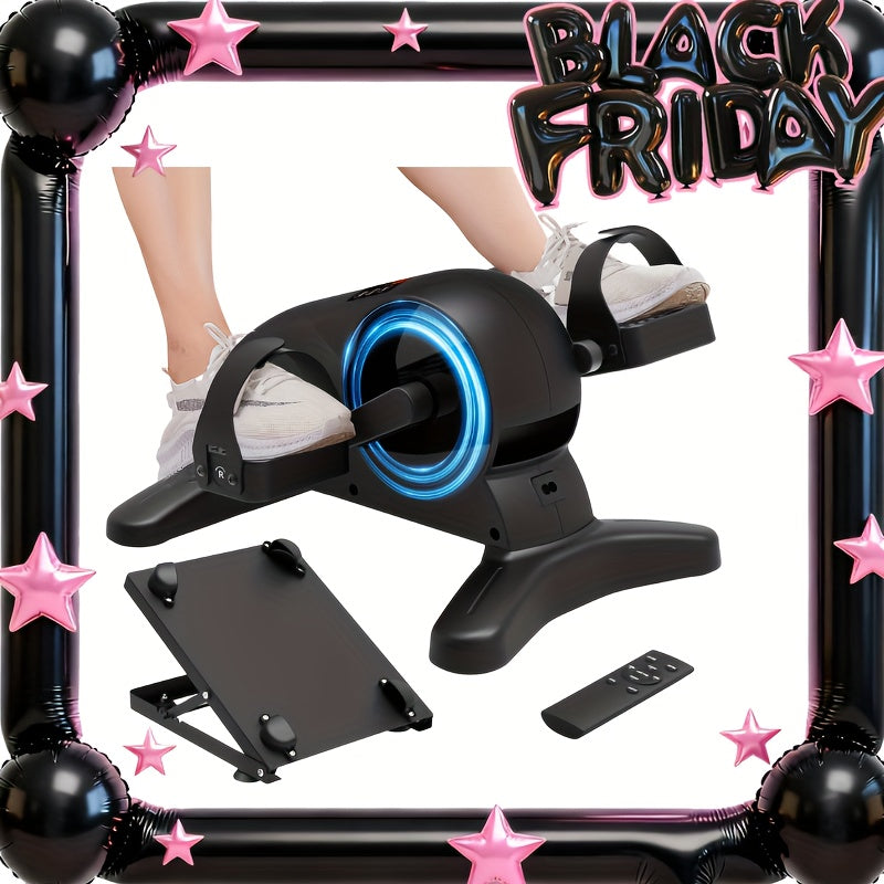 FEIERDUN Under Desk Exercise Bike 12-Speed Pedal Exerciser