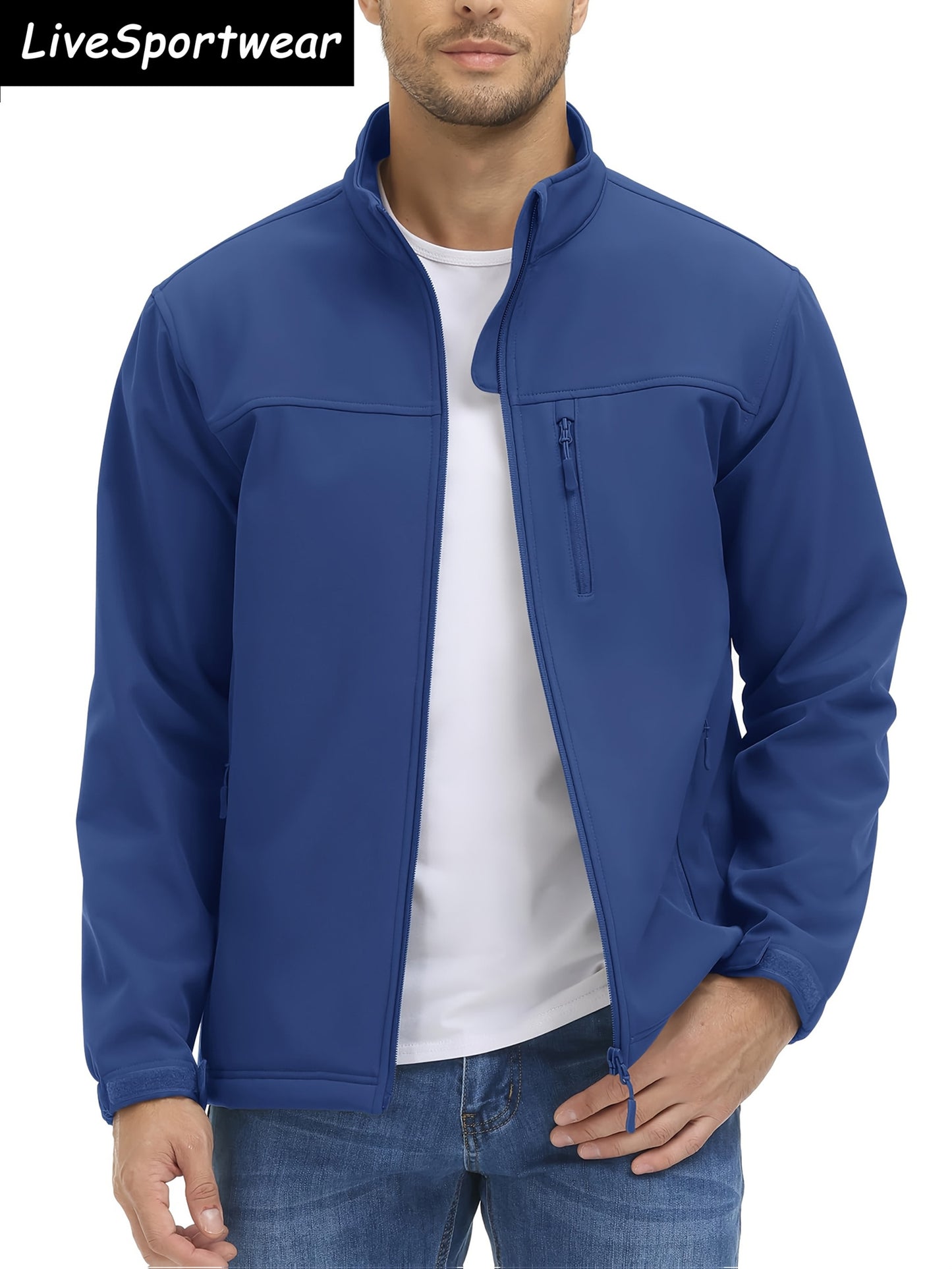MAGNIVIT Men's Winter Softshell Jacket Windproof Lined Fleece