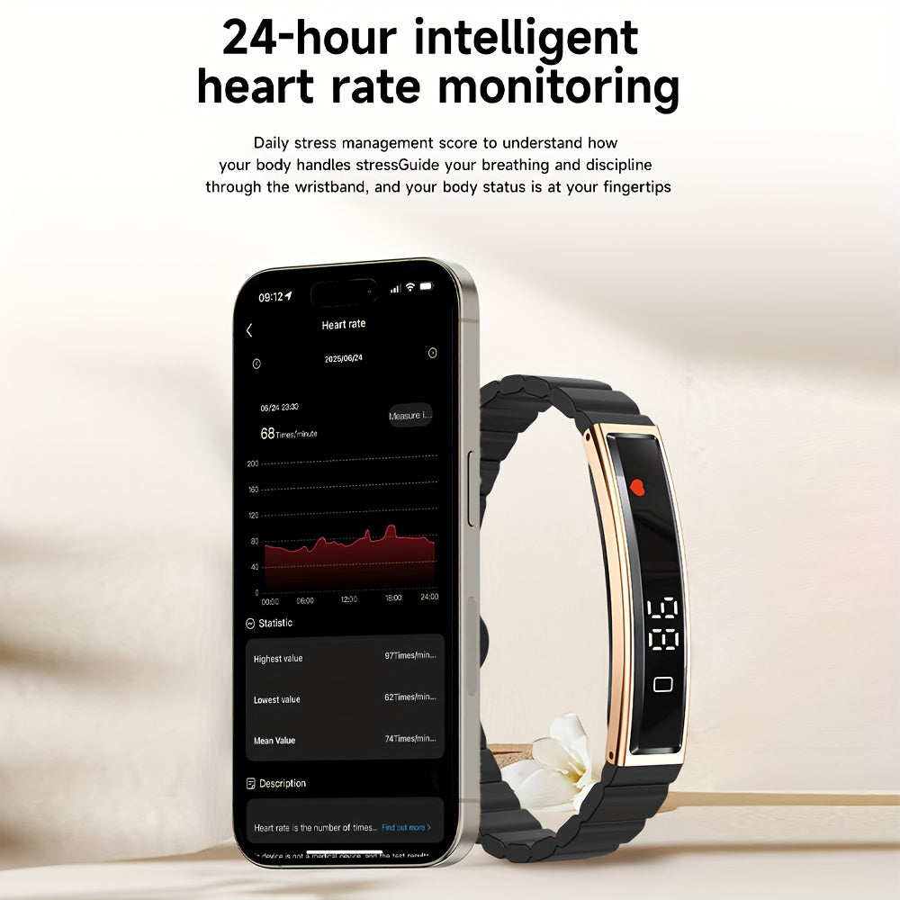 Smart Bracelet for Women Men, Activity and Fitness Tracker with Calories, Sleep Tracking, Exercise Monitoring, Step Counting, Health Monitoring for iPhone Android, IPX8 Waterpool Intelligent Bracelet - Perfect Gifts for Famil