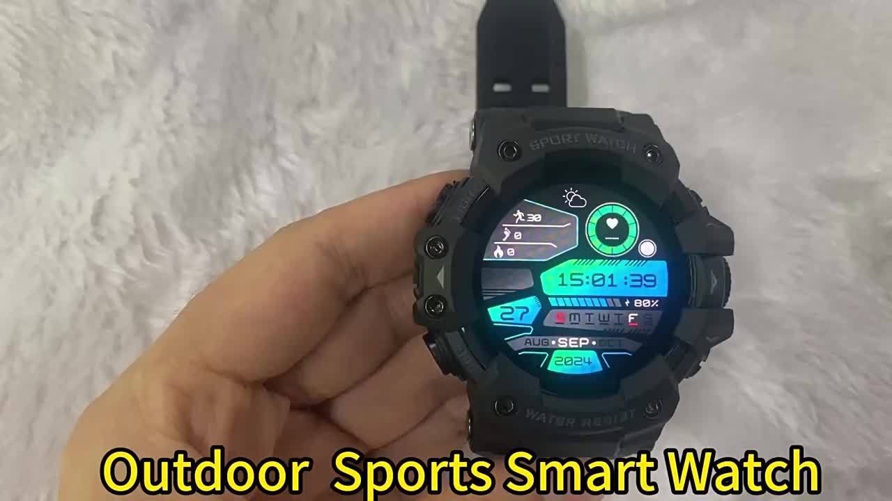 Smart Watches for Men (Answer/Make Call), Outdoor Watch with LED Flashlight, 1.32" TFT Screen Watch, 100+ Sport Modes, SOS, Sleep Tracker, Fitness Watch Health Watch for iPhone/Android - Cool Gifts for Men