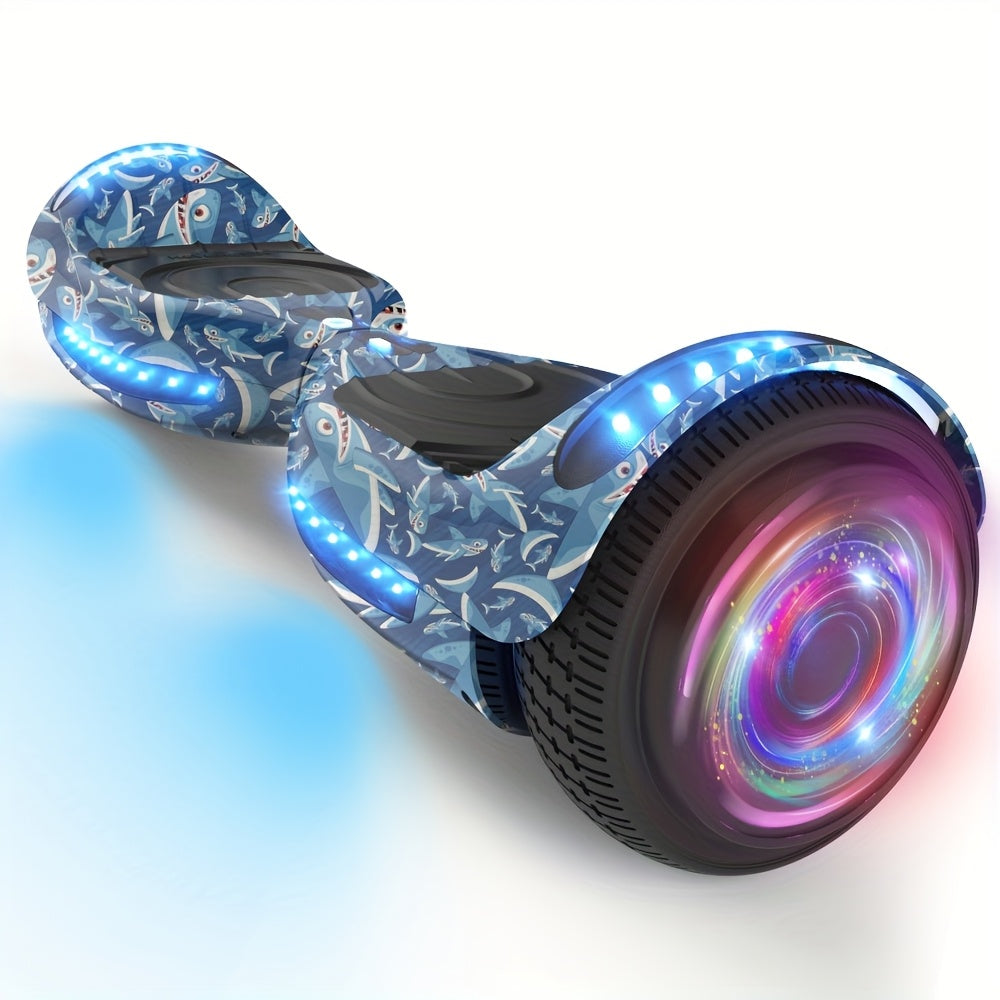Scooter, Hoverboard 6.5 Inch with LED Lights, Self-Balancing Wheels, Electric Scooter