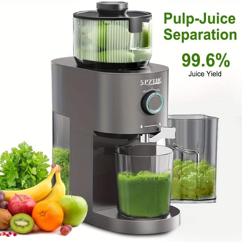 5.12in Wide Mouth Juicer Extractor, Powerful Centrifugal Juicer Machine for Vegetables & Fruits, Easy to Clean, Detachable, High Juicing Rate, Fast Juicing Speed, Christmas Decorations, Christmas Gifts Juicer
