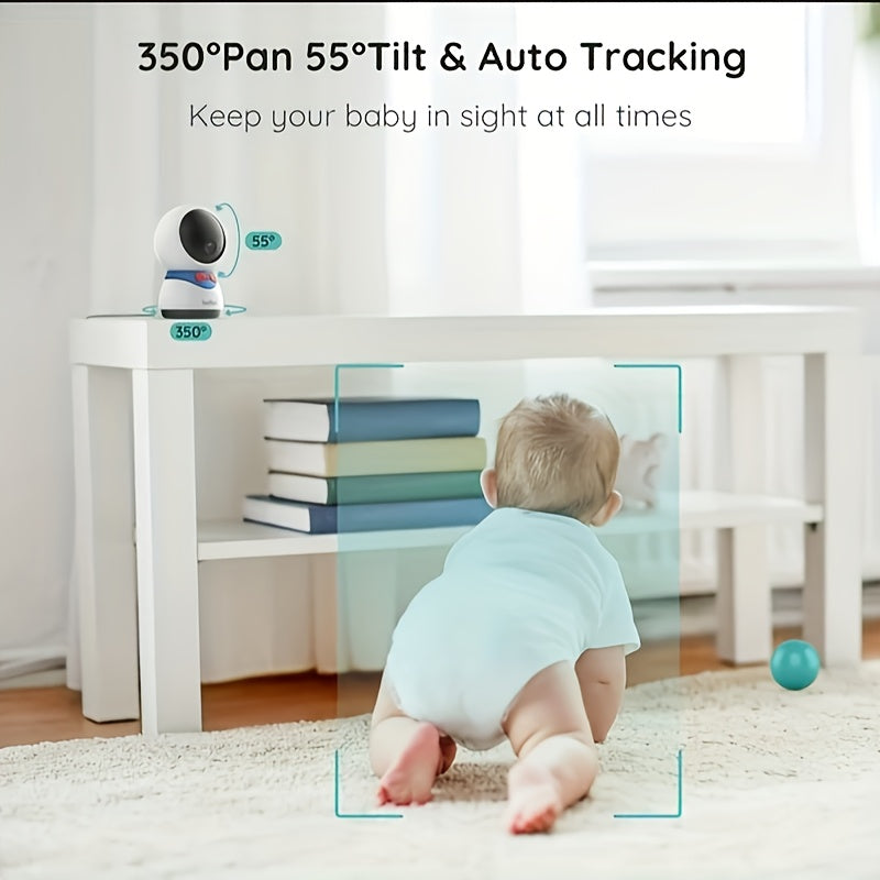 BOIFUN Baby Monitor 1080P WiFi With PTZ Night Vision