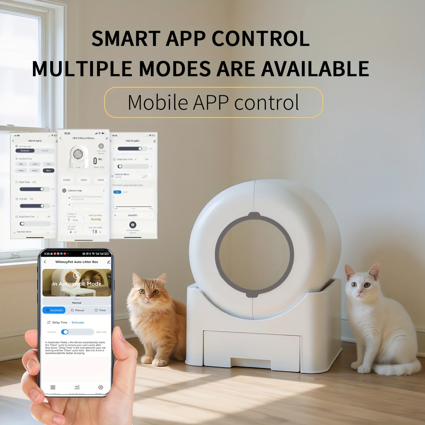 Vanch Smart Self-Cleaning Cat Litter Box Pro With WiFi App
