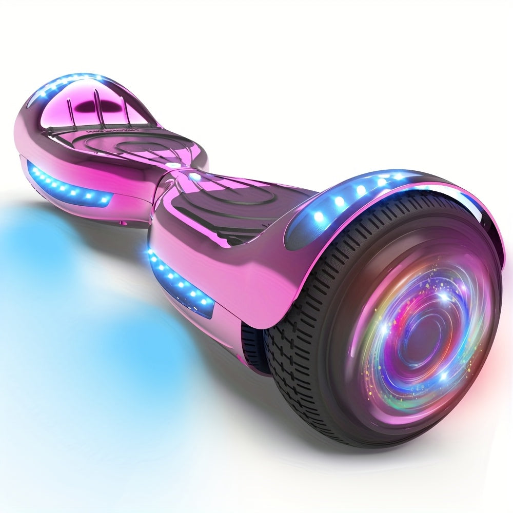 Scooter, Hoverboard 6.5 Inch with LED Lights, Self-Balancing Wheels, Electric Scooter
